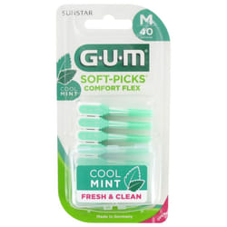 Gum Soft-Picks Comfort Flex Cool Mint Medium 40 pièces