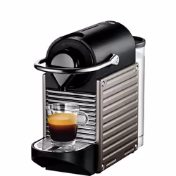 Nespresso Pixie , Machine à expresso, 0,7 L, Capsule de café, 1260 W, Noir, Titane