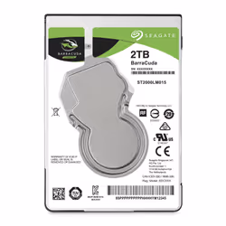 2 TB, 2.5", SATA 6 Gb/s, 5400 RPM, 140 MB/s, 128 MB, 7 mm