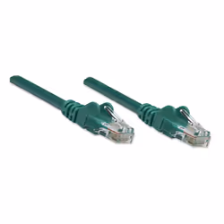 Intellinet Cat5e, 0.45m câble de réseau Vert 0,5 m U/UTP (UTP) (318167)