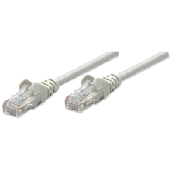 Intellinet Cat5e, 1m câble de réseau Gris U/UTP (UTP) (318921)