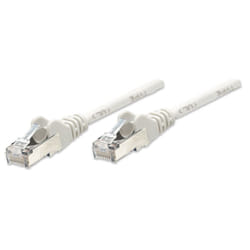 Intellinet Cat5e, 1m câble de réseau Gris SF/UTP (S-FTP)