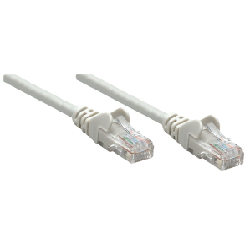 Intellinet RJ-45 M/M, 10m câble de réseau Gris Cat6 U/UTP (UTP) (336734)