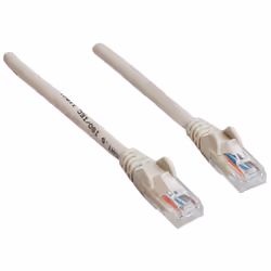 Intellinet RJ-45 M/M, 20m câble de réseau Gris Cat6 U/UTP (UTP) (336741)