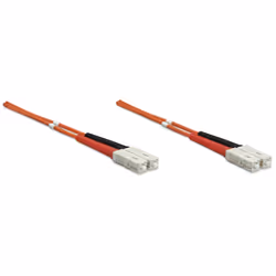 Intellinet 1.0m SC M/M câble de fibre optique 1 m OM2 Orange (470001) - Vue supplémentaire 2