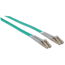 Intellinet 750868 câble de fibre optique 1 m LC OM3 Couleur aqua (750868)