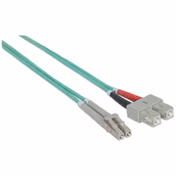 Intellinet 750912 câble de fibre optique 1 m LC SC OM3 Couleur aqua (750912)