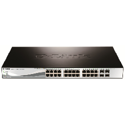 D-Link DGS-1210-28P commutateur réseau Géré L2 Connexion Ethernet, supportant l'alimentation via ce port (PoE) 1U (DGS-1210-28P)