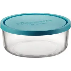 Bormioli Rocco 3.388440.MA2 boîte hermétique alimentaire Rond 0,75 L Bleu