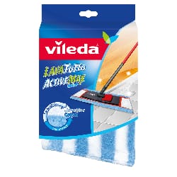 Vileda Turbo 2in1, Serpillère Blanc/Rouge, Tête de serpillère, Rouge,  Blanc, Microfibre, Polyamide, 1 pièce(s), 160 g, 300 mm