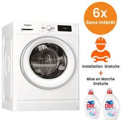 Machine à Laver whirlpool Fresh Care 8Kg 1200tr/min 6é sens (FWG81284W NA)