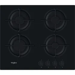 Plaques de cuisson Whirlpool 4 feux 60cm noir - GOR615/NB