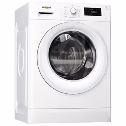 Lave linge frontale 6ème Sens WHIRLPOOL 9 Kg (FWG91284W NA) - Blanc