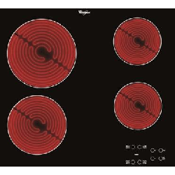 Whirlpool AKT 8090/NE Noir Intégré 60 cm Céramique 4 zones