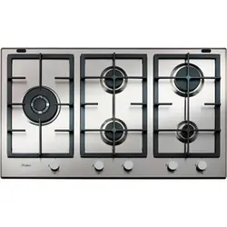 Whirlpool GMA9522/IX plaque Acier inoxydable Intégré Gaz 5 zones