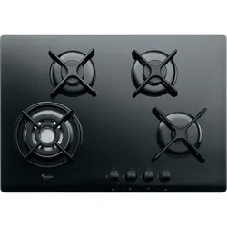 Whirlpool AKT 5000/NB plaque Noir Intégré Gaz 4 zones