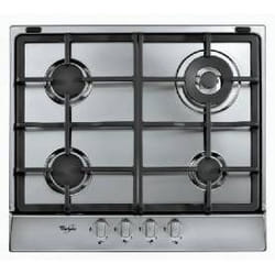 Whirlpool AKR353/IX plaque Acier inoxydable Intégré Gaz 4 zones