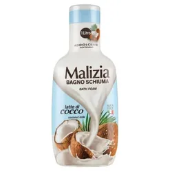Malizia Gel Mousse Bain Coconut 1000ml