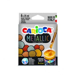 Carioca KO026 peintures en détrempe 25 ml Vase Bronze, Cuivre, Or, Or rose, Argent