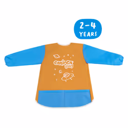 Carioca Apron Waterproof 2-4 y/o combinaison de peintre Enfants Bleu, Orange - Vue supplémentaire 2