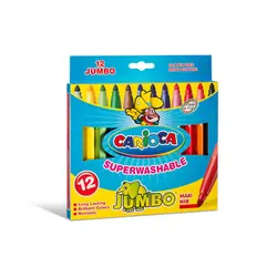 Carioca Jumbo stylo-feutre Extra-large Multicolore 12 pièce(s)