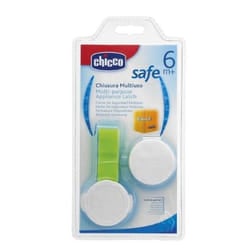 Chicco 00000588000000 Serrure de sécurité pour enfant Bloque-porte magnétique pour enfants Vert, Blanc