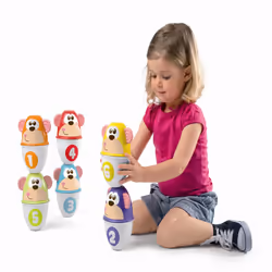 Chicco Bowling de la jungle, Ensemble de bowling, 1,5 an(s)
