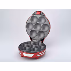 Ariete 188, Machine à fabriquer des cupcakes, 7 gâteaux, Rouge, Blanc, 700 W, 275 mm, 135 mm