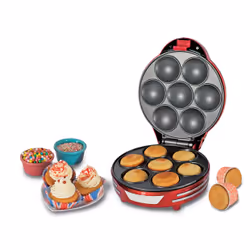 Ariete 188 Machine à fabriquer des cupcakes 7 gâteaux 700 W Rouge, Blanc