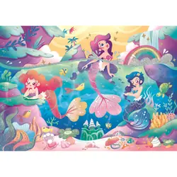 Clementoni Glitter 104 Pièces - Sirènes