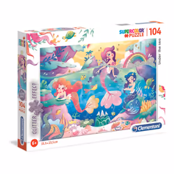 Clementoni Glitter 104 Pièces - Sirènes - Vue supplémentaire 2