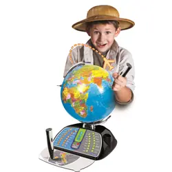 Globe Interactif Clementoni Exploraglobe - 500 Questions, Réalité Augmentée - Éducatif 7 Ans Et +