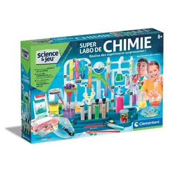 Clementoni Science & Jeu laboratoire 52662 coffret de sciences pour enfant