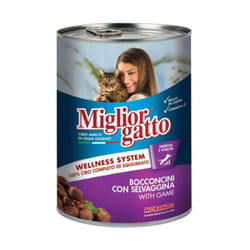 Pâté Gibier Pour Chat Miglior Gatto 405G