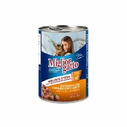 Gatto MIGLIOR Carni Bianche Viande blanche Pour Chats 405Gr