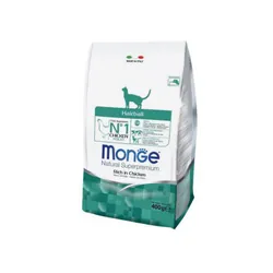 MONGE CROQUETTE POUR CHAT HAIRBALL POULET 400GR