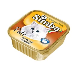 Pâté Simba Pour Chats Poulet 100Gr