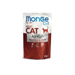 MONGE SUPER PREMIUM POCHON CHAT ADULT AGNEAU 85G
