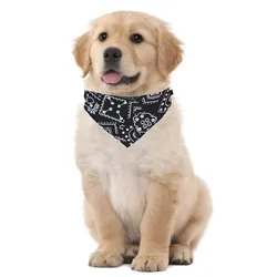 Collier Chien Record Bandana Noir