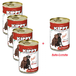 Pâté KIPPY Pour Chiens Riz & Boeuf 400 gr