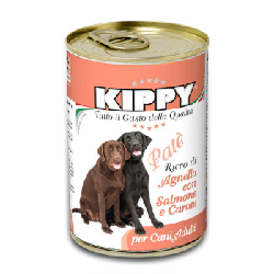 Pâté KIPPY Pour Chiens Agneau, Saumon et Carottes 400 gr
