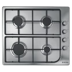 Hoover HGL 64 SX plaque Acier inoxydable Intégré Gaz 4 zones