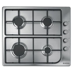 Hoover HGL 64 SX plaque Acier inoxydable Intégré Gaz 4 zones