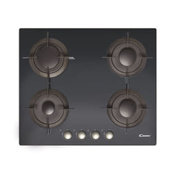 Candy Timeless CVG64SGNX Noir Intégré (placement) 60 cm Gaz 4 zones