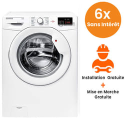 Lave linge Frontale HOOVER 8Kg Blanc (HL1482D3-80)