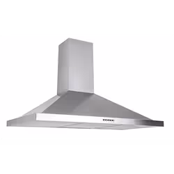 Hotte aspirante cheminée CANDY 90CM CCE916/4X  - Largeur: 90 cm- 3 Niveaux de Puissance -Volume d'aspiration: 500 m3/h -Eclai ...