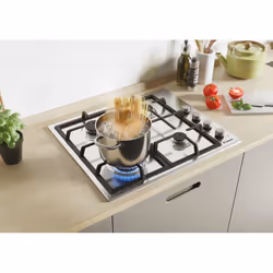 Candy CHG6LX Acier inoxydable Intégré (placement) 60 cm Gaz 4 zones