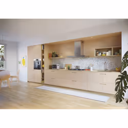 Candy Timeless CHG74WX Acier inoxydable Intégré (placement) 74.5 cm Gaz 5 zones