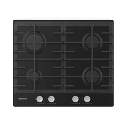 Hoover H-HOB 300 GAS HHG6BRMB Noir Intégré (placement) 59 cm Gaz 4 zones