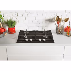Hoover H-HOB 300 GAS HHG6BRMB Noir Intégré (placement) 59 cm Gaz 4 zones